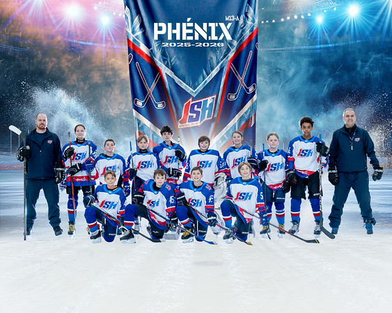 Photo d'équipe hockey Phénix M13