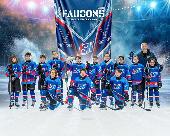Photo d'équipe hockey Faucons M13