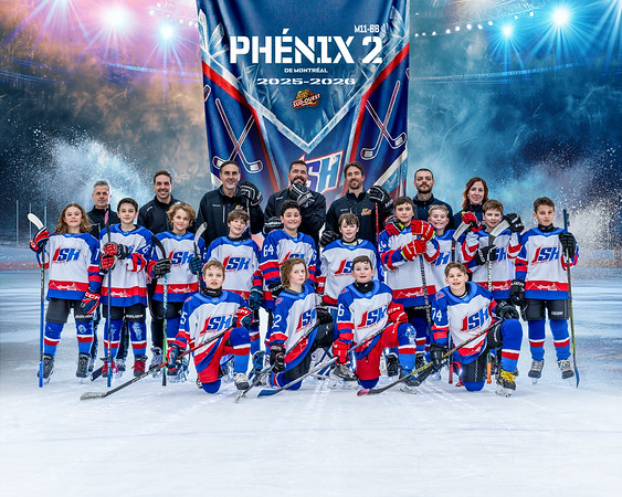 Photo d'équipe hockey Phénix 2 M11