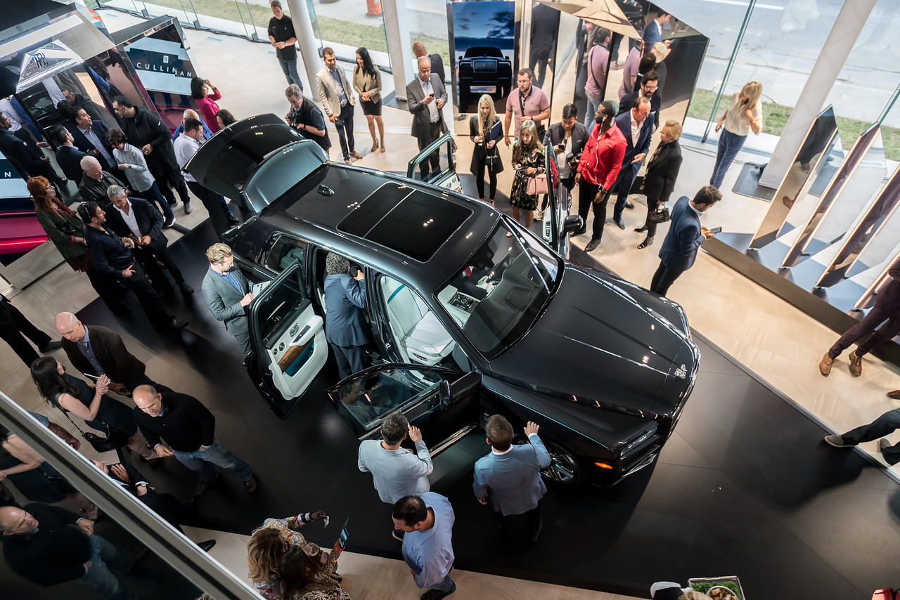 Lancement Rolls-Royce à Montréal - photographe d'événements corporatifs